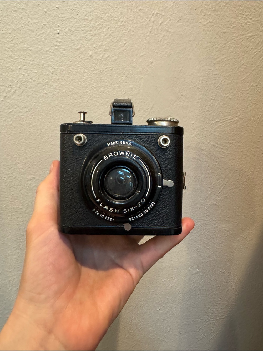 Kodak Brownie Flash Six-20 Black Box Camera